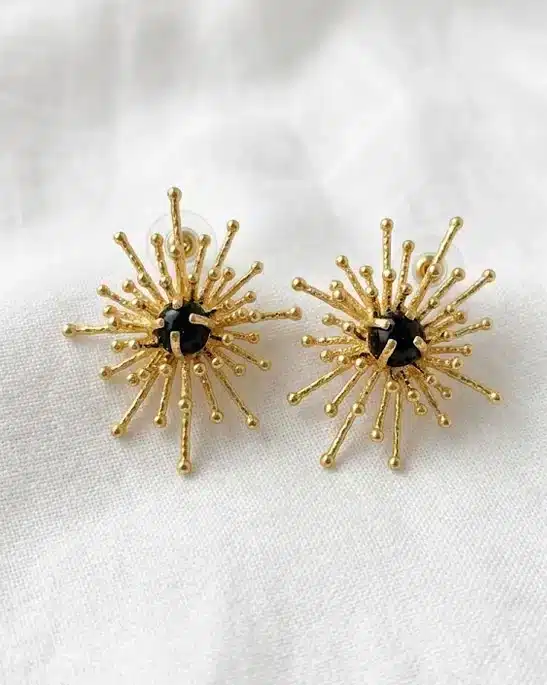 Pendientes baño oro