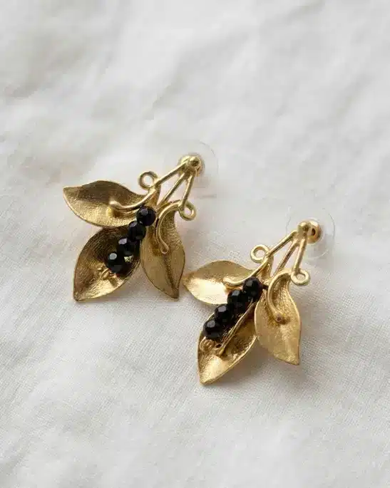 pendientes baño oro